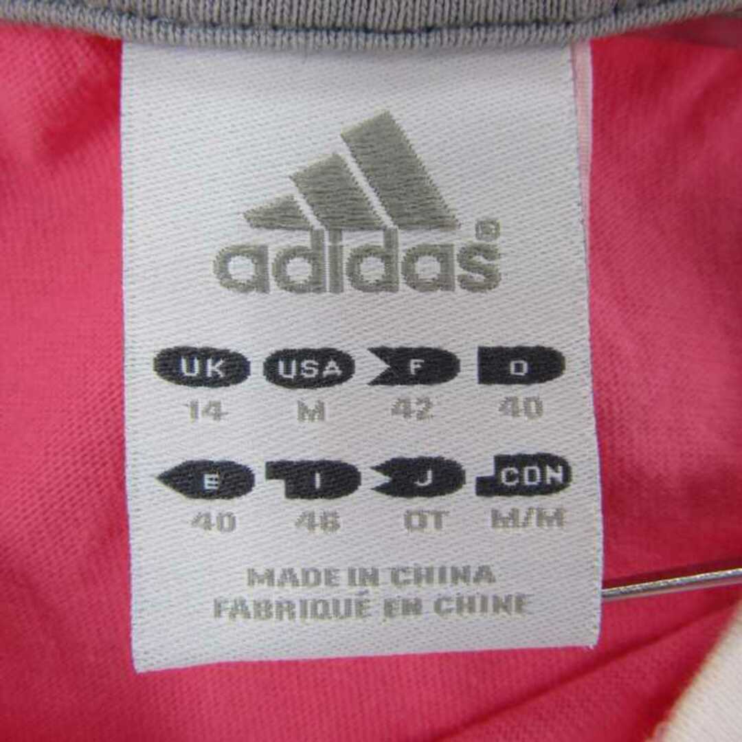 adidas(アディダス)のアディダス 長袖Tシャツワンポイントロゴスポーツウエア大きいサイズ レディース OTサイズ ピンク adidas レディースのトップス(Tシャツ(長袖/七分))の商品写真