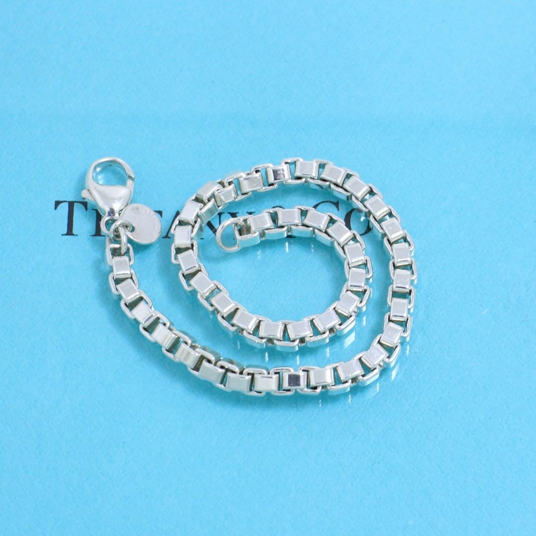 ティファニー TIFFANY ベネチアン チェーン ブレスレット 良品 18 ティファニー TIFFANY ベネチアン チェーン ブレスレット 良品 18