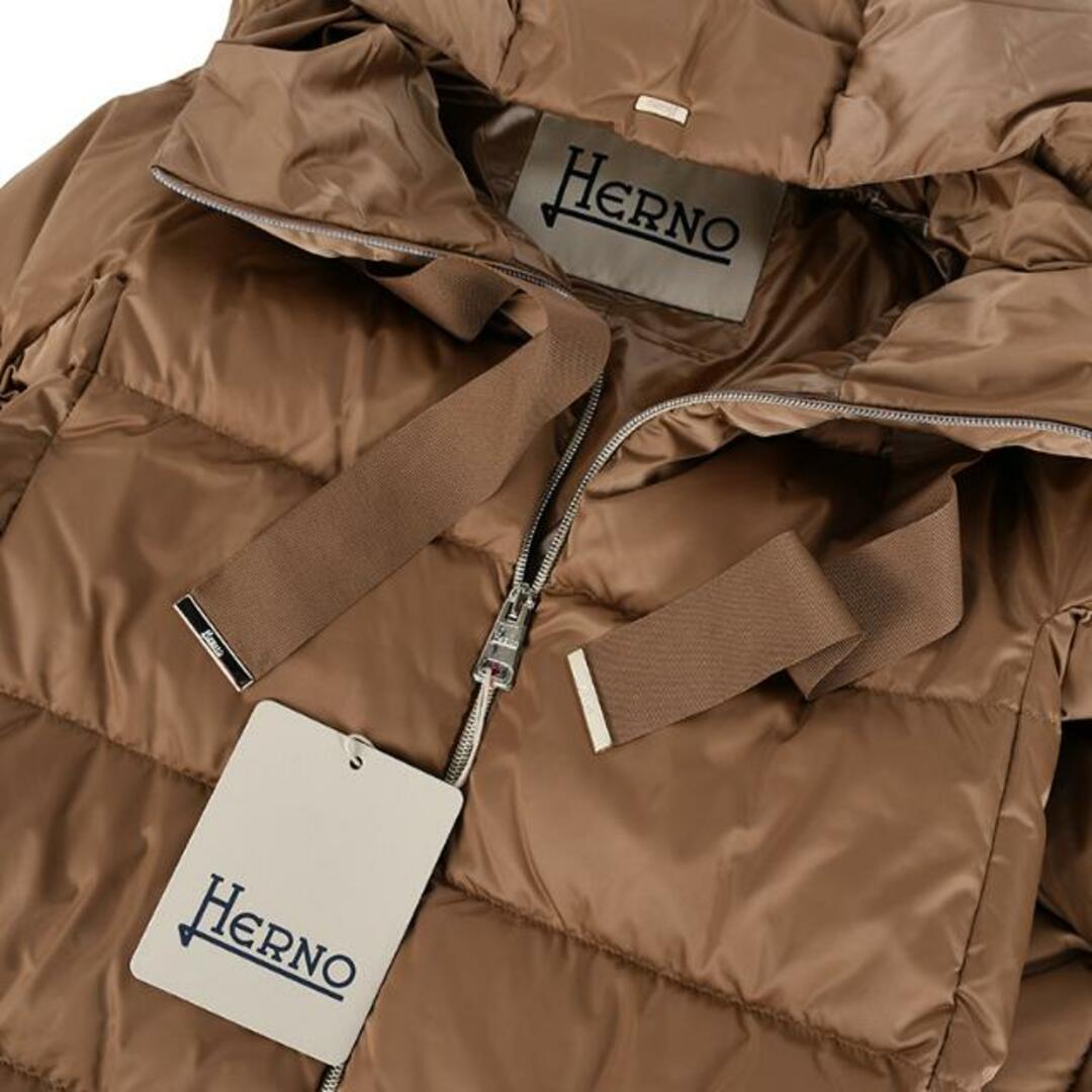 HERNO(ヘルノ)のHERNO ヘルノ レディース ダウンコート イタリア正規品 PI1304D 12170 2155 新品 キャメル レディースのジャケット/アウター(ダウンジャケット)の商品写真