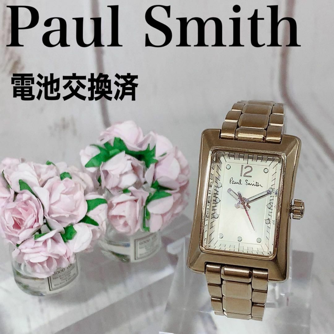 Paul Smith(ポールスミス)の【電池交換済】レディースウォッチポールスミス女性用腕時計スクエア2660 レディースのファッション小物(腕時計)の商品写真