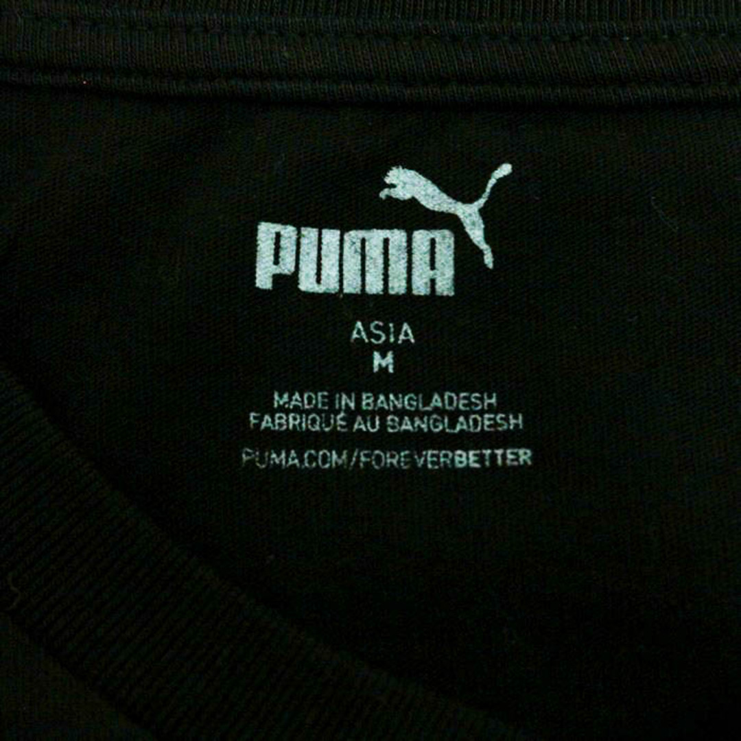 PUMA(プーマ)のプーマ 半袖Tシャツ グラフィックT スポーツウエア コットン メンズ Mサイズ ブラック PUMA メンズのトップス(Tシャツ/カットソー(半袖/袖なし))の商品写真