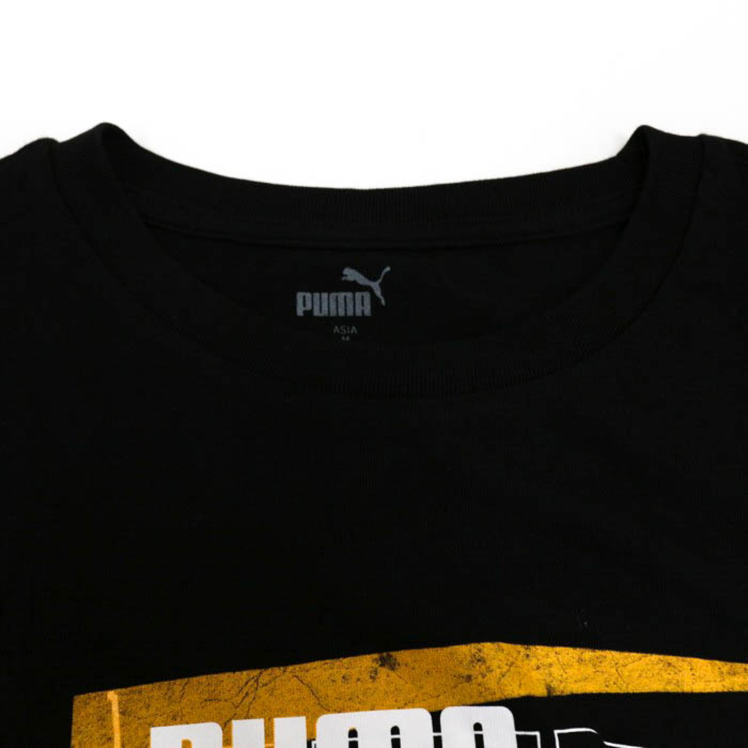 PUMA(プーマ)のプーマ 半袖Tシャツ グラフィックT スポーツウエア コットン メンズ Mサイズ ブラック PUMA メンズのトップス(Tシャツ/カットソー(半袖/袖なし))の商品写真