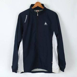 ルコックスポルティフ(le coq sportif)のルコックスポルティフ ナイロンジャケット ウィンドブレーカー アウター 大きいサイズ メンズ Oサイズ ネイビー le coq sportif(ナイロンジャケット)