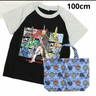 バンダイ(BANDAI)の【タグ付き】仮面ライダー　セイバー　半袖Tシャツ　ブラック　100cm(Tシャツ/カットソー)