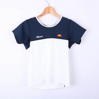 エレッセ(ellesse)のエレッセ Tシャツ 半袖 スポーツウエア トップス 白 レディース Lサイズ ホワイト ellesse(Tシャツ(半袖/袖なし))