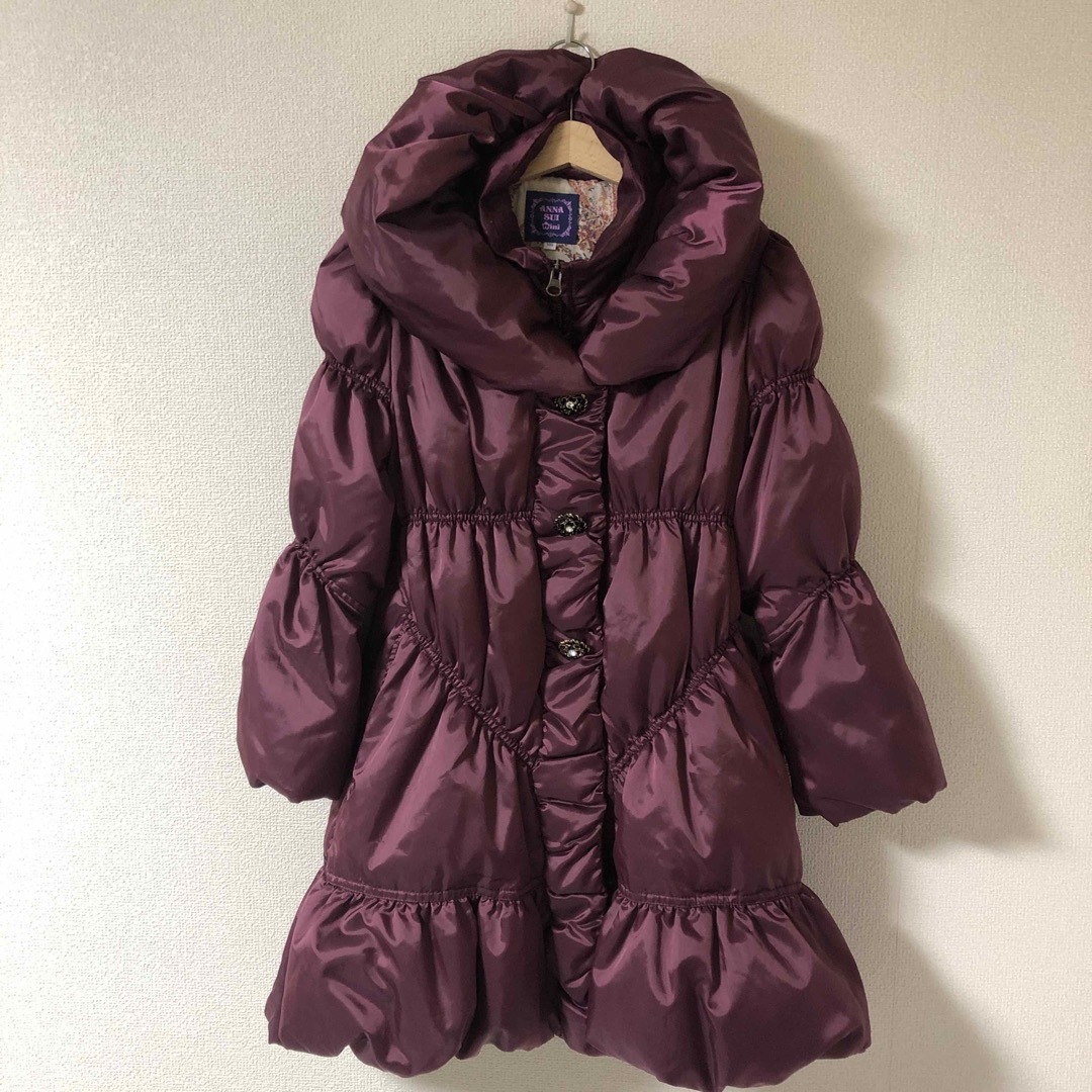 ANNA SUI mini(アナスイミニ)のANNA SUI MINI ダウンコート キッズ/ベビー/マタニティのキッズ服女の子用(90cm~)(コート)の商品写真