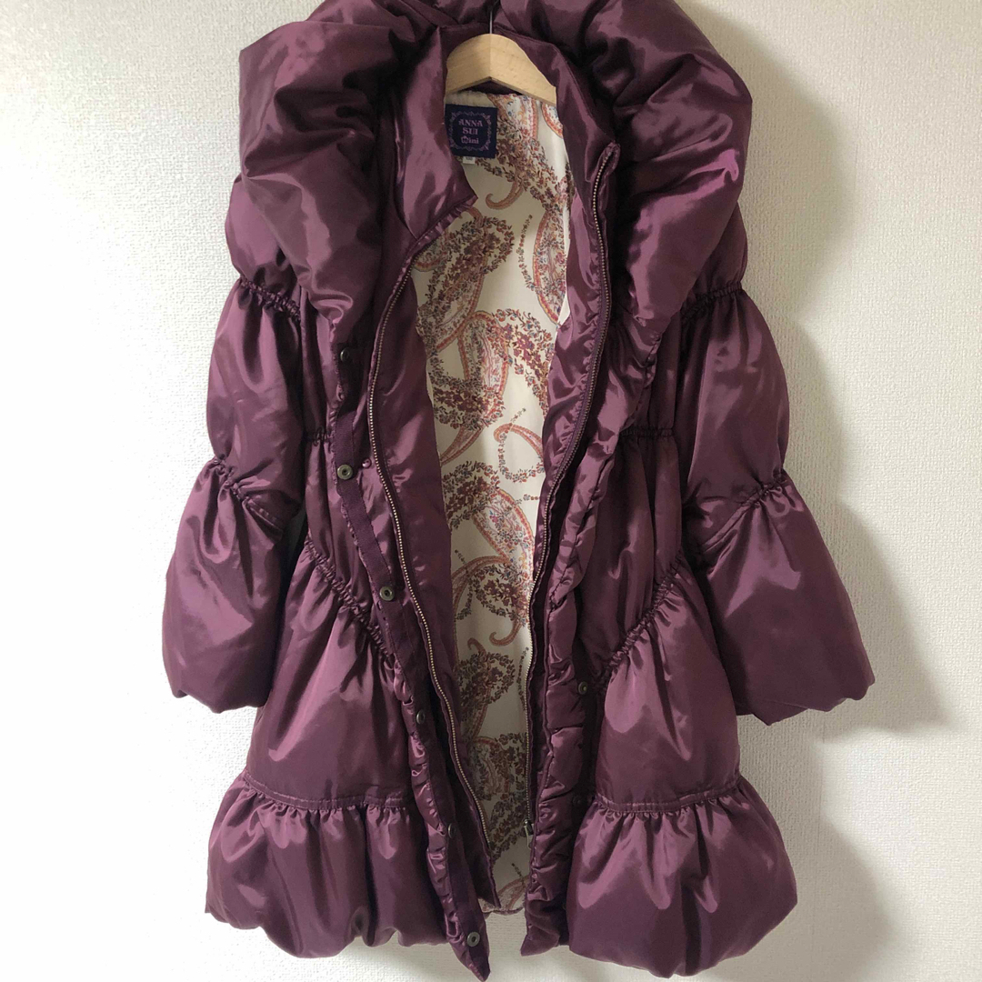 ANNA SUI mini(アナスイミニ)のANNA SUI MINI ダウンコート キッズ/ベビー/マタニティのキッズ服女の子用(90cm~)(コート)の商品写真