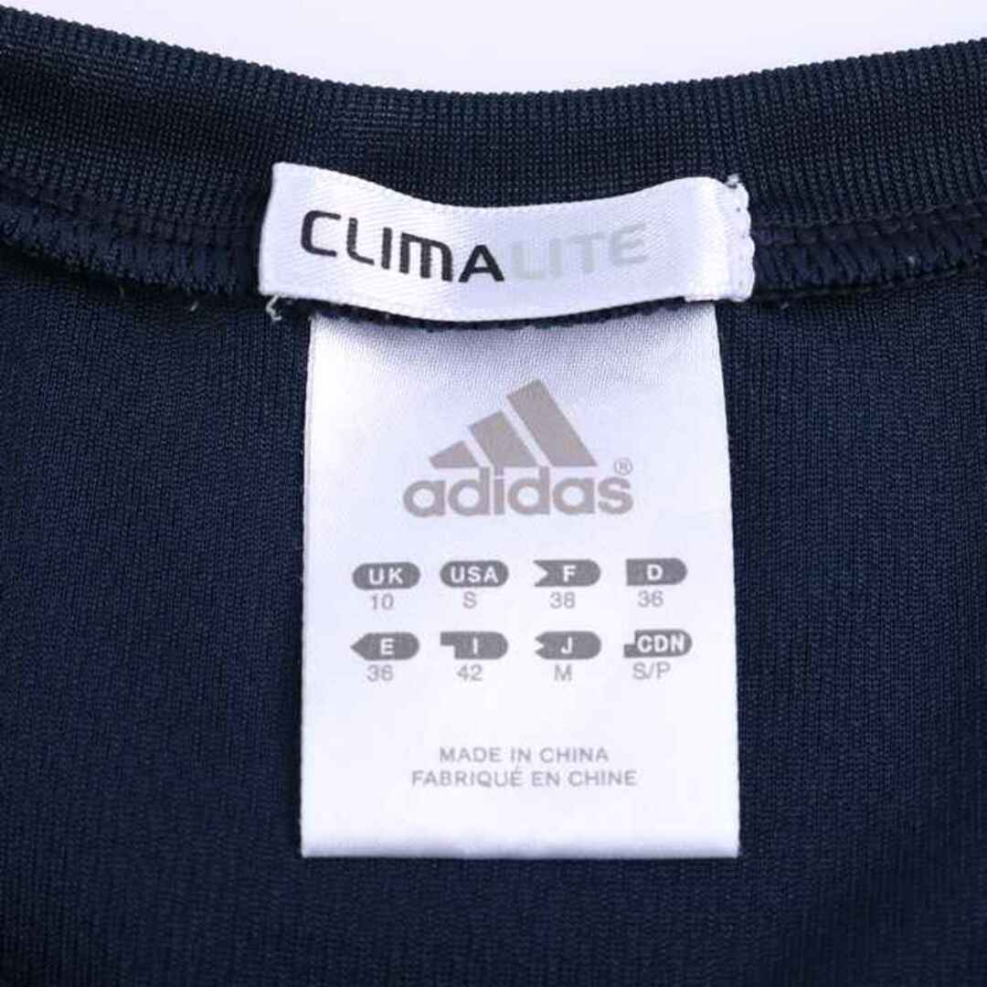 adidas(アディダス)のアディダス Tシャツ 半袖 ストレッチ クライマライト スポーツウエア トップス レディース Mサイズ ネイビー adidas レディースのトップス(Tシャツ(半袖/袖なし))の商品写真