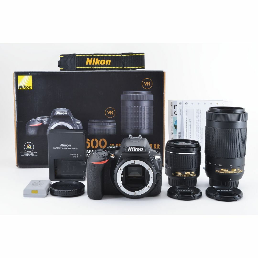 D5600 af-p 18-55 kit ニコン Nikon 一眼レフ 現行スマホ/家電/カメラ