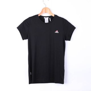 アディダス(adidas)のアディダス Tシャツ 半袖 クライマライト スポーツウエア トップス 黒 レディース Lサイズ ブラック adidas(Tシャツ(半袖/袖なし))