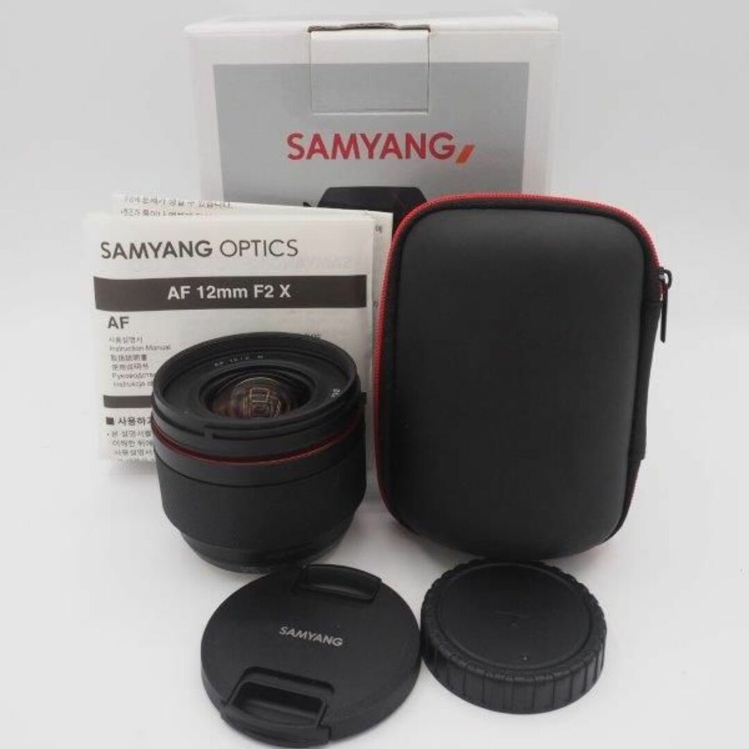 富士フイルム(フジフイルム)のSAMYANG AF 12mm F2 X Xマウント スマホ/家電/カメラのカメラ(レンズ(単焦点))の商品写真