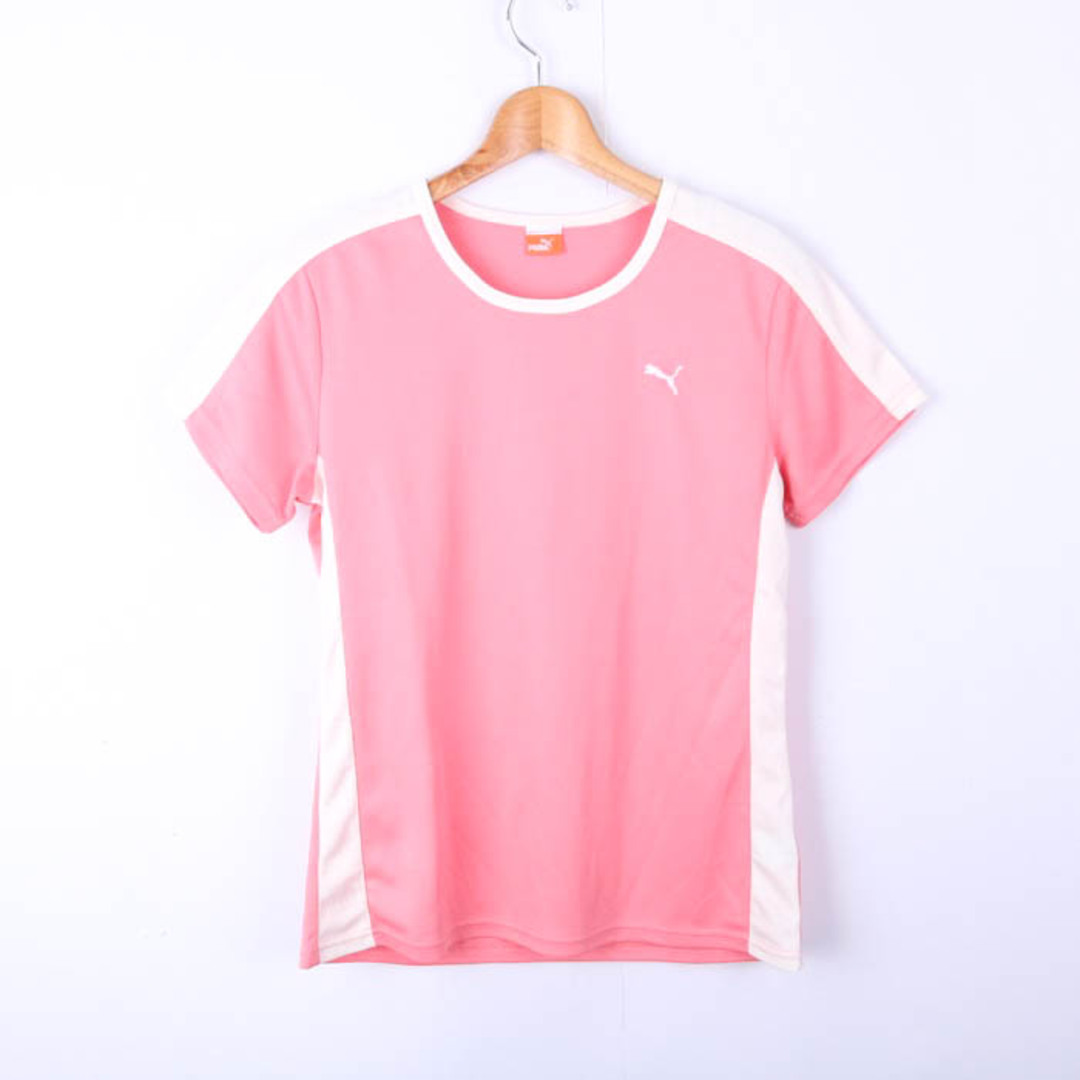 PUMA(プーマ)のプーマ Tシャツ 半袖 スポーツウエア トップス レディース Oサイズ ピンク PUMA レディースのトップス(Tシャツ(半袖/袖なし))の商品写真