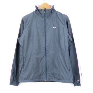 ナイキ(NIKE)のナイキ ブルゾン ジャケット フルジップ スポーツウエア アウター レディース Sサイズ グレー NIKE(ブルゾン)