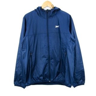 リーボック(Reebok)のリーボック ブルゾン ジャケット ウインドブレーカー スポーツウエア アウター レディース Mサイズ ネイビー Reebok(ブルゾン)