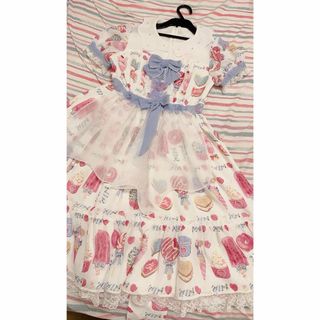 アンジェリックプリティー(Angelic Pretty)のsugar candy shopワンピース(ひざ丈ワンピース)