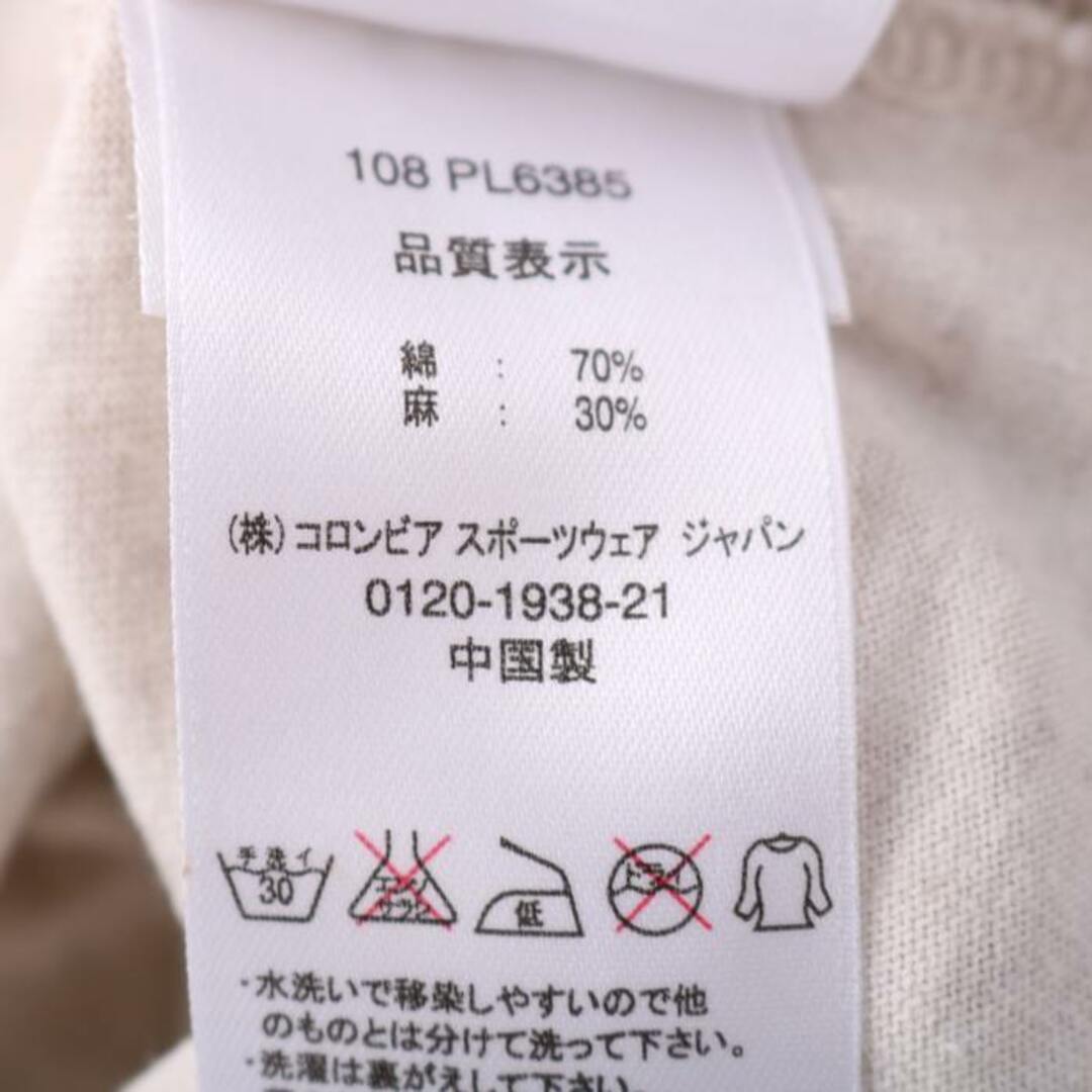 Columbia(コロンビア)のコロンビア Tシャツ 半袖 リネン混 アウトドア トレッキング トップス 白 レディース Mサイズ ホワイト Columbia レディースのトップス(Tシャツ(半袖/袖なし))の商品写真