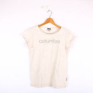 コロンビア(Columbia)のコロンビア Tシャツ 半袖 リネン混 アウトドア トレッキング トップス 白 レディース Mサイズ ホワイト Columbia(Tシャツ(半袖/袖なし))