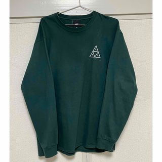 ハフ(HUF)の完売品　HUF  ハフ　ロングスリーブ　Tシャツ　グリーン　希少　ロンT(Tシャツ/カットソー(七分/長袖))