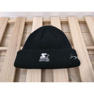 STARTER BLACK LABEL - 【新品★未使用】スターターニットキャップ★ブラック＜STARTER＞＜ビーニー＞