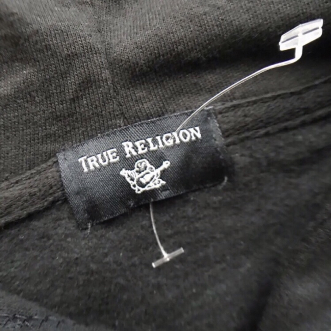 True Religion(トゥルーレリジョン)の極レア 新品 トゥルーレリジョン USA メンズ パーカー S 黒 メンズのトップス(パーカー)の商品写真