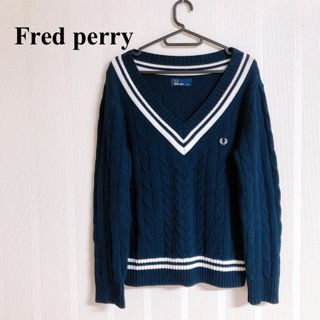 FRED PERRY - FRED PERRY｜ケーブルニット ネイビーの通販 by green's ...