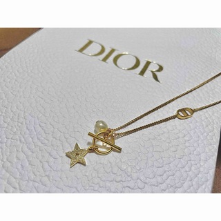 クリスチャン ディオール Christian Dior CD ロゴ ネックレス ペンダント シグネチャー チャーム ゴールド メタルAランク