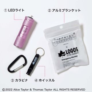 ロゴス(LOGOS)のGLOW グロー 2022年 10月 付録 バーバパパ×ロゴス 防災4点セット(ファッション)