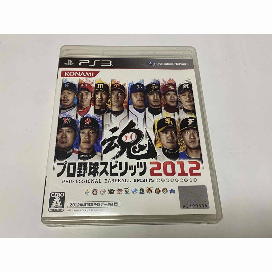 KONAMI(コナミ)の【動作確認済】プロ野球スピリッツ2012 PS3 エンタメ/ホビーのゲームソフト/ゲーム機本体(家庭用ゲーム機本体)の商品写真