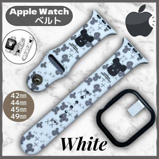 ★セール★ Apple Watch バンド 42/44/45/49㎜対応 くま(その他)