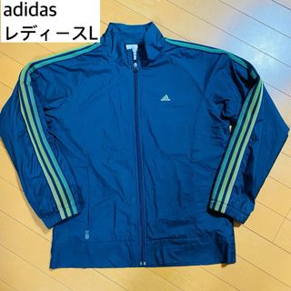 アディダス(adidas)のadidas  アディダス ウインドブレーカー レディースL(ナイロンジャケット)