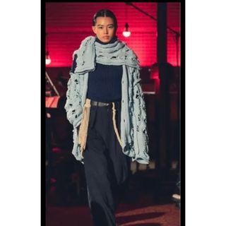 sacai - ○サカイ○2021 メンズニット ネックウォーマー付 クルー ...