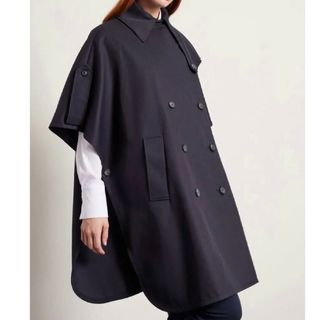 マックスマーラ(Max Mara)のMax Mara PERNICE コットンケープ 新品(ポンチョ)