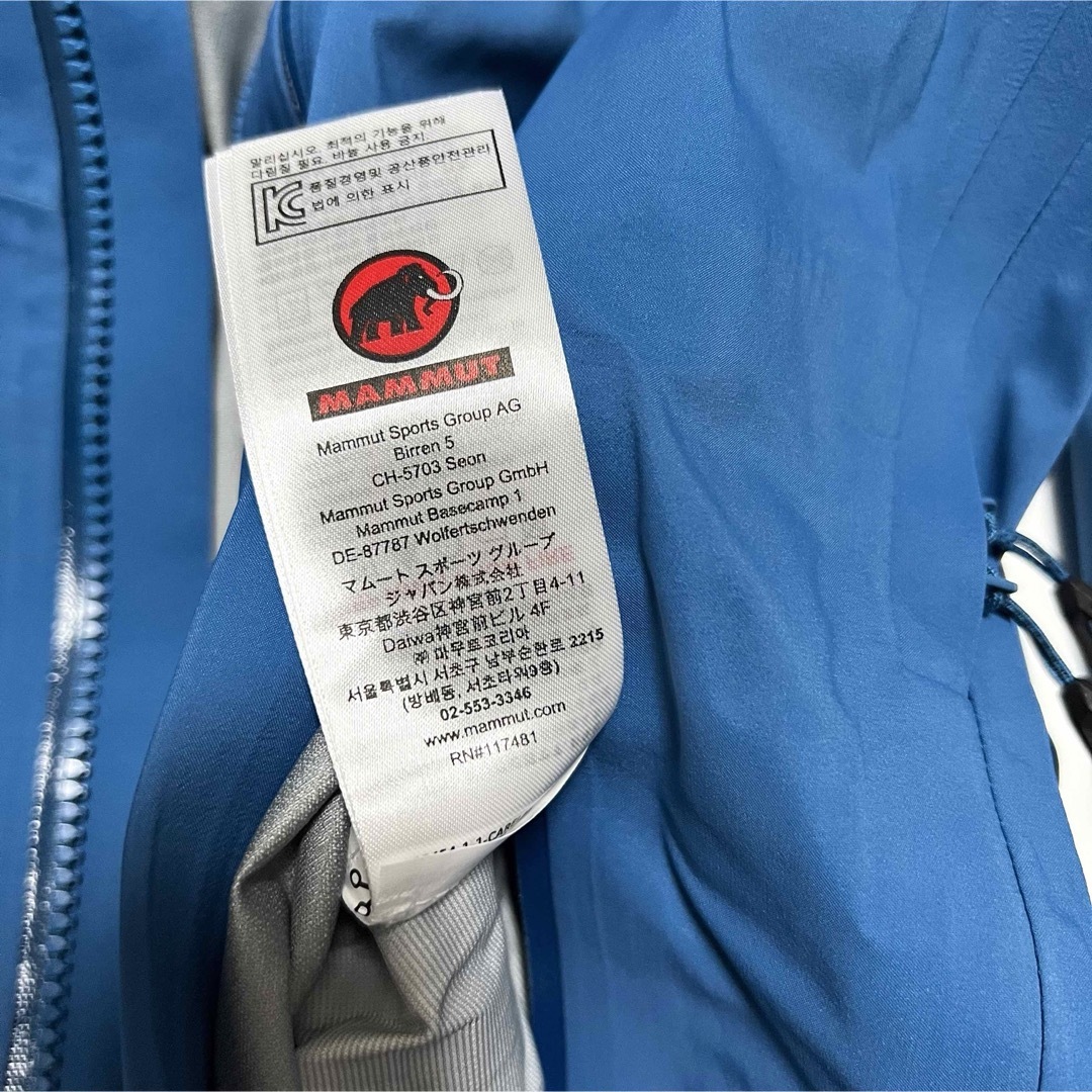Mammut - M 新品 マムート ストーニー ジャケット 青 防水 防寒 Mammut - M 新品 マムート ストーニー ジャケット 青 防水 防寒
