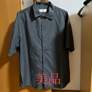 【ADRER】extra drape TR open collar shirt(シャツ/ブラウス(半袖/袖なし))