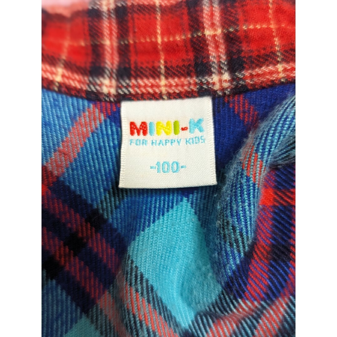 MINI-K(ミニケー)のMINI-K ミニケー コーデュロイ地 シャツ トップス 100 キッズ/ベビー/マタニティのキッズ服男の子用(90cm~)(ブラウス)の商品写真