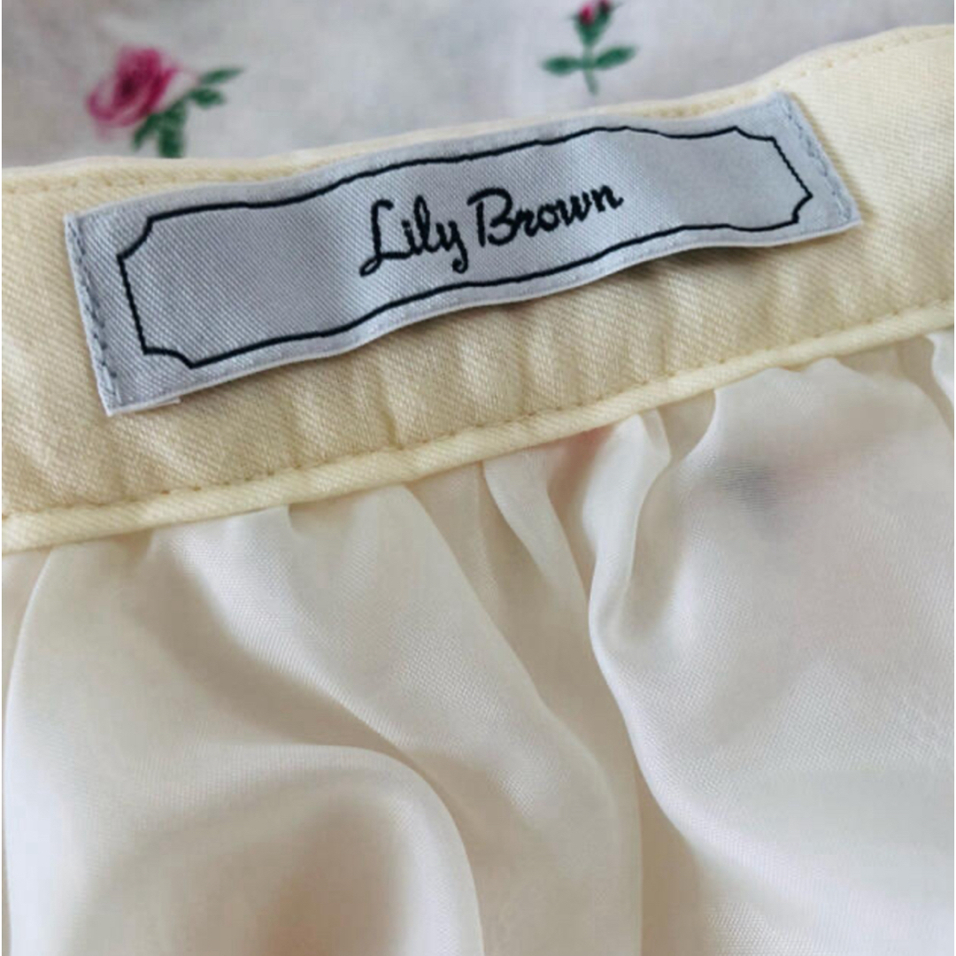 Lily Brown(リリーブラウン)のリリーブラウン（Lily Brown）　オーガンジースカート レディースのワンピース(ひざ丈ワンピース)の商品写真