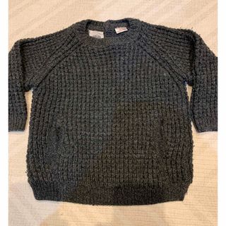 ザラキッズ(ZARA KIDS)のZARAベビー 編みニット 92cm グレー(ニット)