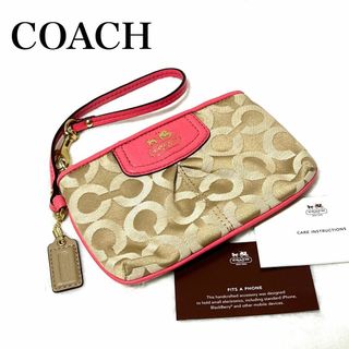 コーチ(COACH)のお洒落♪COACHコーチ  ポーチ　リストレット　マルチポーチ(ポーチ)