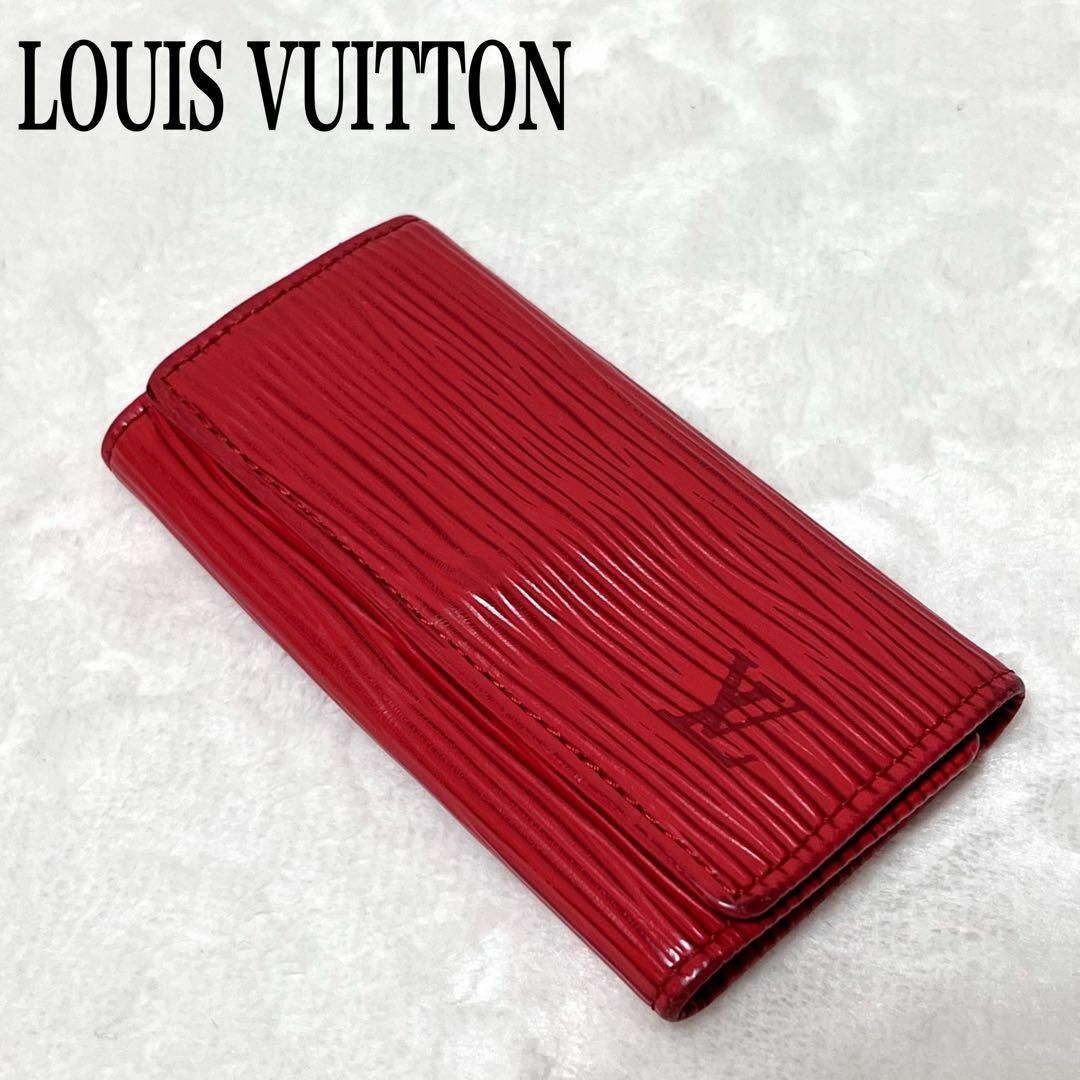 LOUIS VUITTON(ルイヴィトン)のルイヴィトン　エピ　ミュルティクレ4  キーケース　レッド　赤 レディースのファッション小物(キーケース)の商品写真