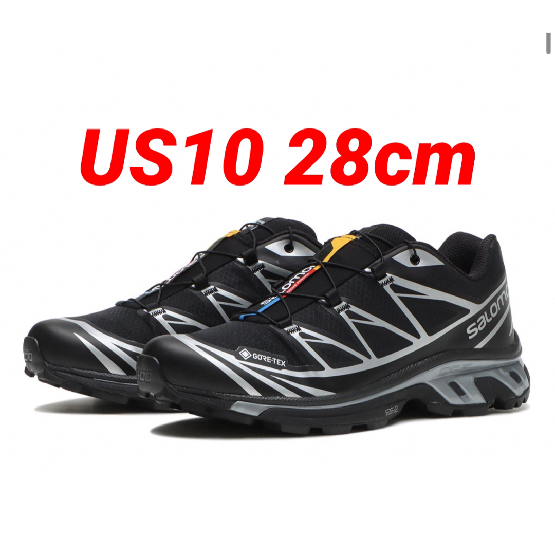 28cm Salomon XT-6 GORE-TEX Black Silver メンズの靴/シューズ(スニーカー)の商品写真