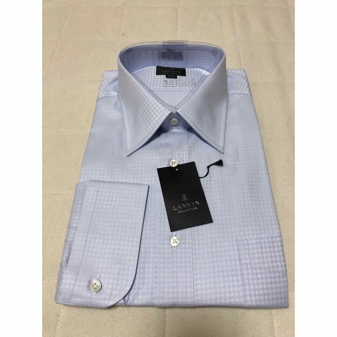 LANVIN COLLECTION(ランバンコレクション)のM578新品LANVINランバン長袖ドレスシャツ43－80日本製 メンズのトップス(シャツ)の商品写真