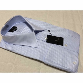 ランバンコレクション(LANVIN COLLECTION)のM578新品LANVINランバン長袖ドレスシャツ43－80日本製(シャツ)