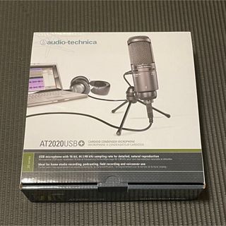 AT2020USB＋　audio-technica コンデンサーマイクロホン(マイク)