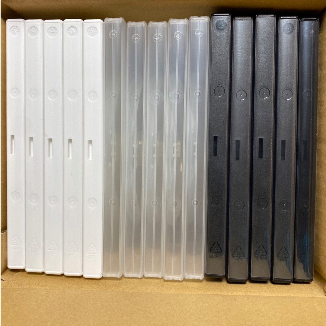 DVDトールケース 15本セット インテリア/住まい/日用品の収納家具(CD/DVD収納)の商品写真