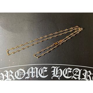 180ミリ横幅CHROME HEARTS クロムハーツ #B STACK BS FLUER/BSフレアスタックチャーム シルバーネックレストップ