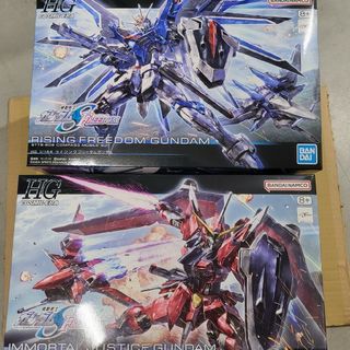 バンダイ(BANDAI)の送料無料 ライジングフリーダム&イモータルジャスティスプラモデル2点セット②(プラモデル)