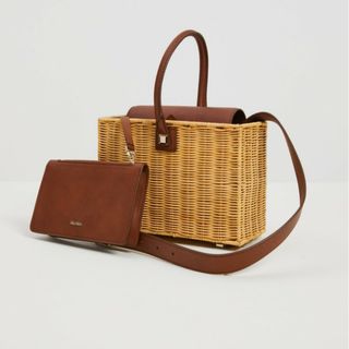 Max Mara - Max Mara CESTOSWICKER バスケットバッグ 新品