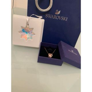 スワロフスキー(SWAROVSKI)のスワロフスキー ダンシングハートネックレス ゴールド SWAROVSKI ハート(ネックレス)