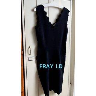 FRAY I.D - セルフォード ニットドッキングプリーツワンピース ちー ...