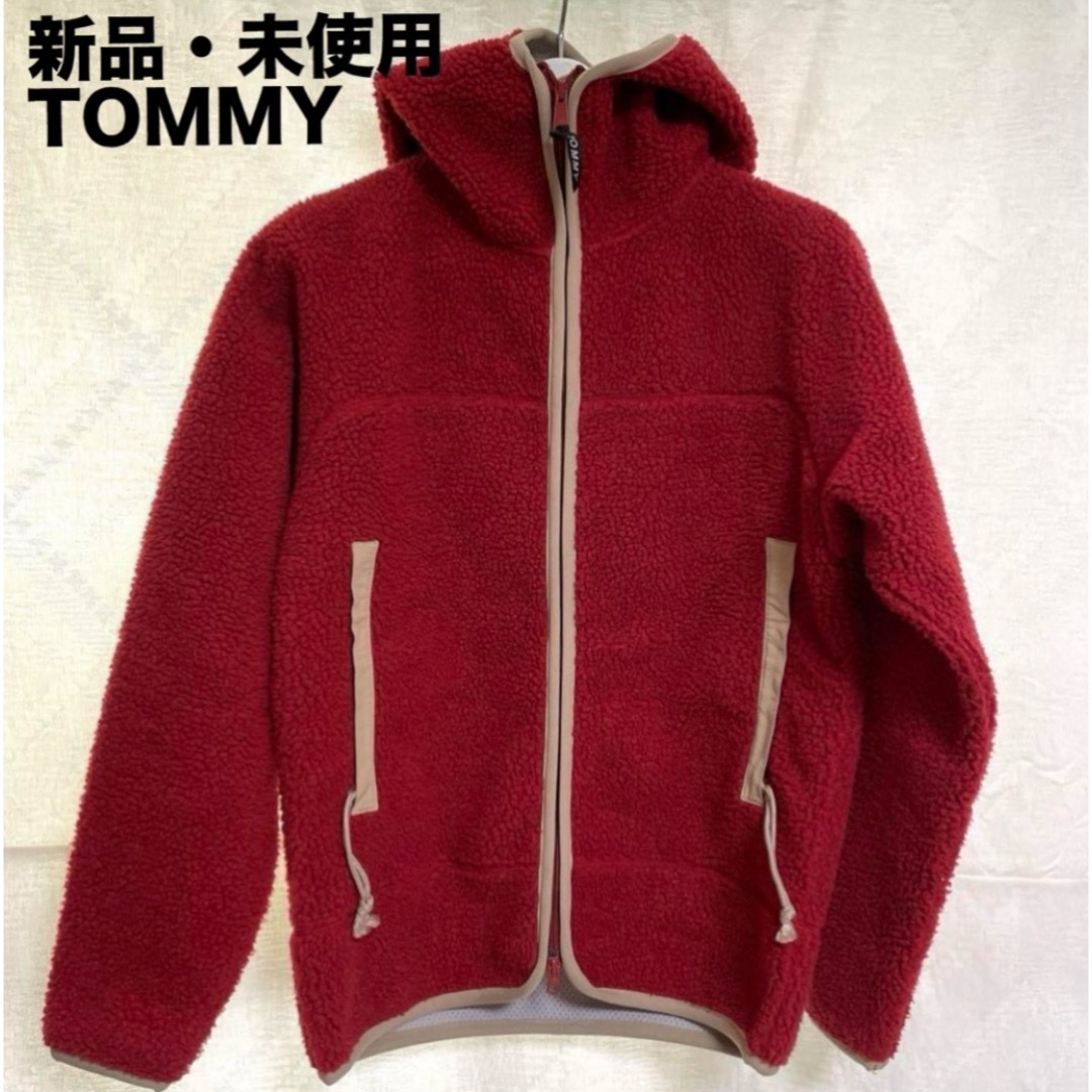 【最終値下げ】トミー　TOMMY メンズ　赤　アウター　ボア | フリマアプリ ラクマ